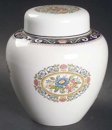 Runnymede Blue Medium Ginger Jar & Lid