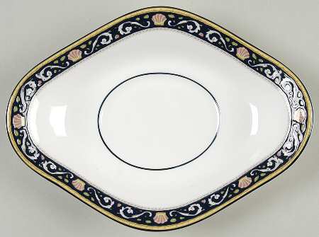 Runnymede Blue Underplate for Gravy Boat