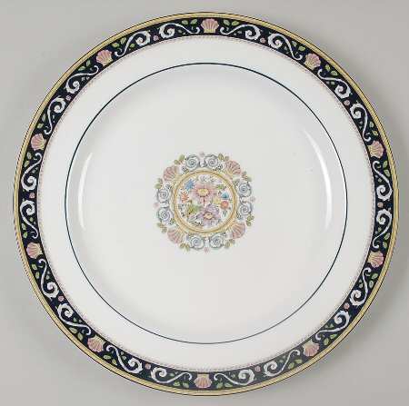 Runnymede Blue 13" Chop Plate (Round Platter)