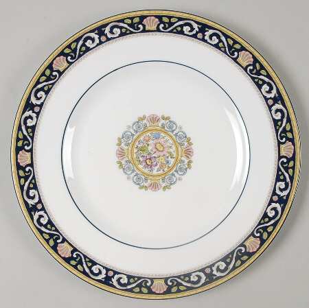 Runnymede Blue Luncheon Plate by Wedgwood