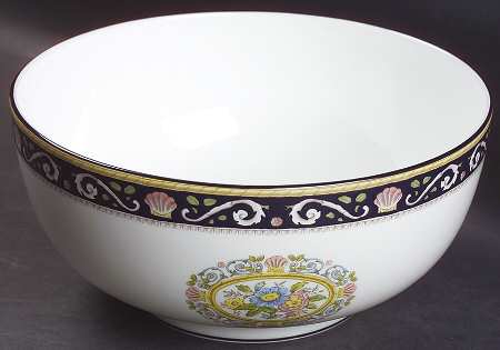 Runnymede Blue 8" Salad Serving Bowl
