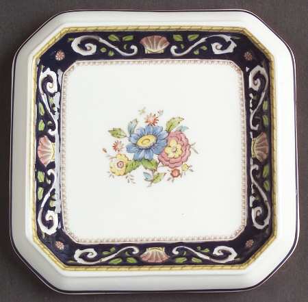 Runnymede Blue 4" Square Sweet Meat