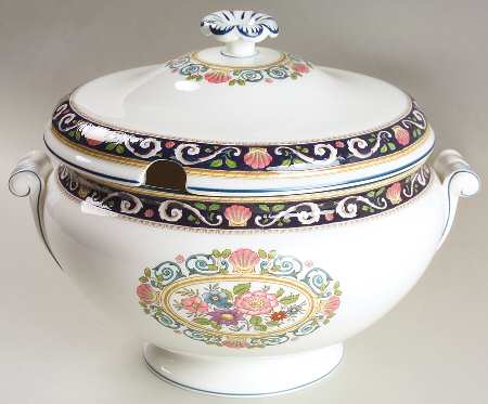 Runnymede Blue Tureen &  Lid