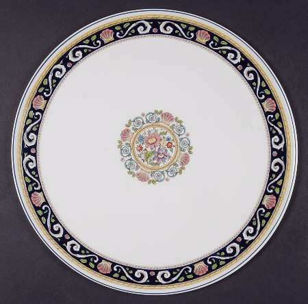 Runnymede Blue Cake Plate