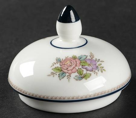 Runnymede Blue Lid for Globe Shape Sugar Bowl