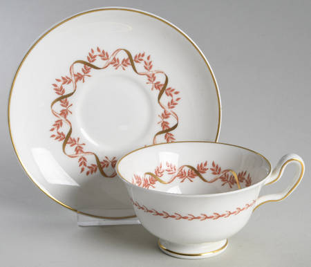 Footed Cup & Saucer Set
