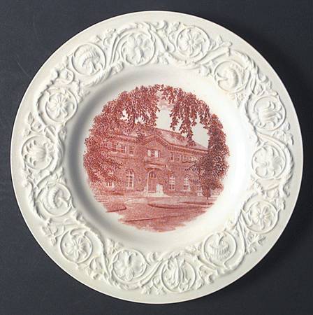 Smith College Pink Dinner Plate