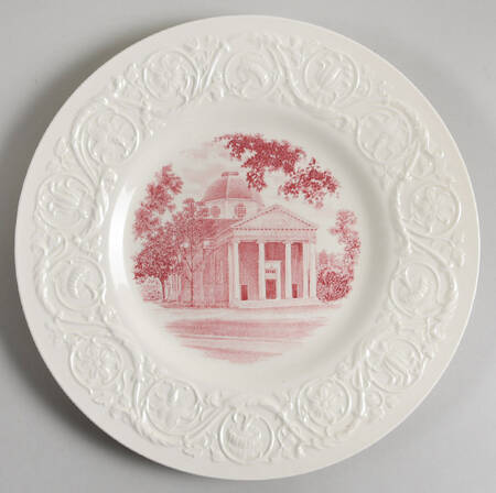 Smith College Pink Dinner Plate
