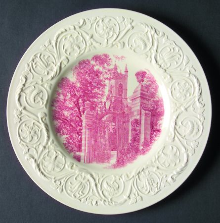 Smith College Pink Luncheon Plate