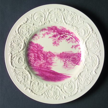 Smith College Pink Luncheon Plate