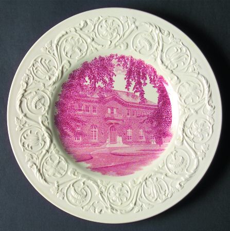 Smith College Pink Luncheon Plate