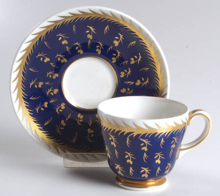 St. James Footed Demitasse Cup & Saucer Set