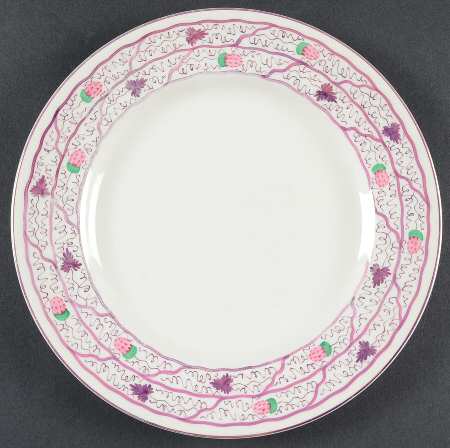 Strawberry Lustre Salad Plate by Wedgwood