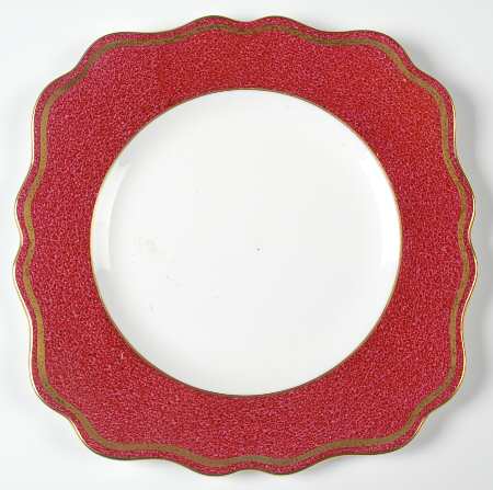 Swinburne Ruby Square Salad Plate by Wedgwood