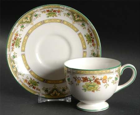 Tamarisk Footed Cup & Saucer Set