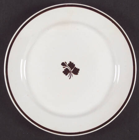 Tea Leaf Luncheon Plate