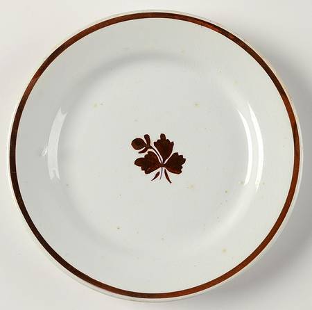 Tea Leaf Bread & Butter Plate