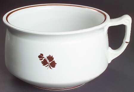 Tea Leaf Open Chamber Pot