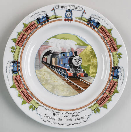 Thomas the Tank Engine "Happy Birthday" Dinner Plate
