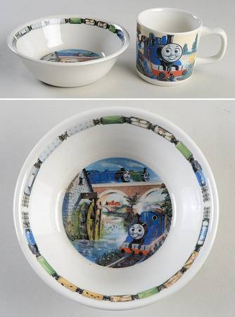 Thomas the Tank Engine (2 Piece) Child's Set (Mug & Bowl)