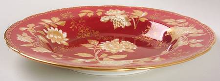 Tonquin Ruby Large Rim Soup Bowl by Wedgwood