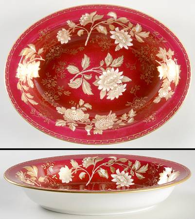 Tonquin Ruby 9" Oval Vegetable Bowl