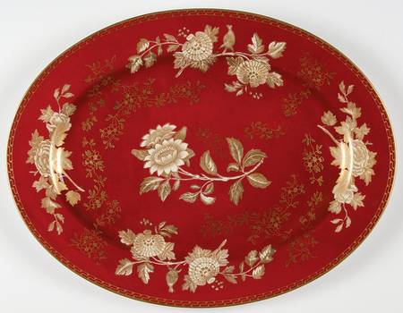 Tonquin Ruby 16" Oval Serving Platter