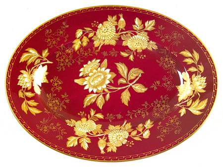 Tonquin Ruby 10" Oval Serving Platter