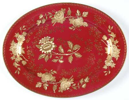 Tonquin Ruby 15" Oval Serving Platter