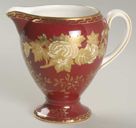 Tonquin Ruby Globe Shape Creamer by Wedgwood