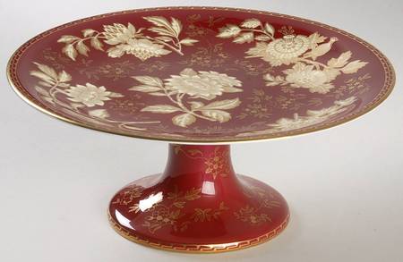 Tonquin Ruby Round Compote (Height X Width)