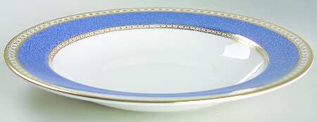 Ulander Powder Blue Large Rim Soup Bowl