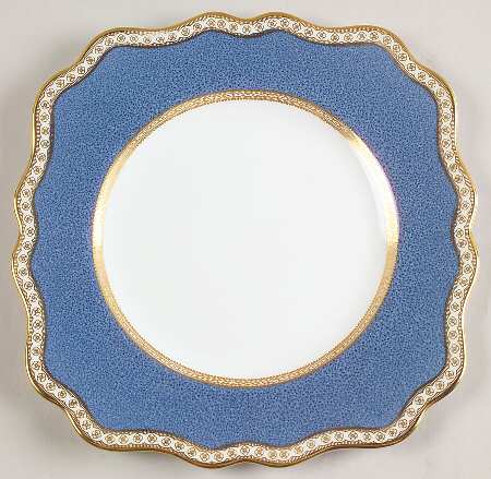 Ulander Powder Blue Square Luncheon Plate