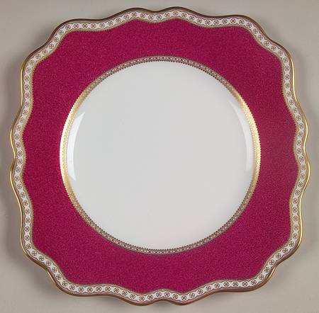 Ulander Powder Ruby Square Luncheon Plate