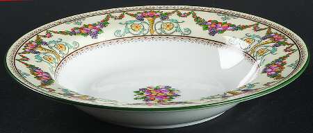 Ventnor (Ivory Body) Rim Soup Bowl