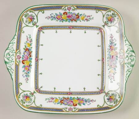 Newlyn Square Handled Cake Plate