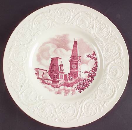 Wesleyan College Mulberry Dinner Plate