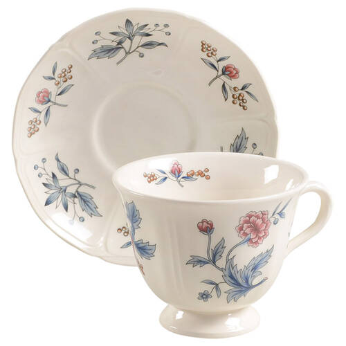 Williamsburg Potpourri Footed Cup & Saucer Set