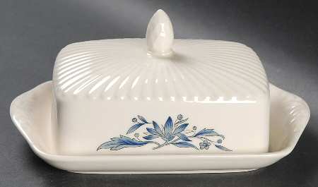 Williamsburg Potpourri Rectangular Covered Butter