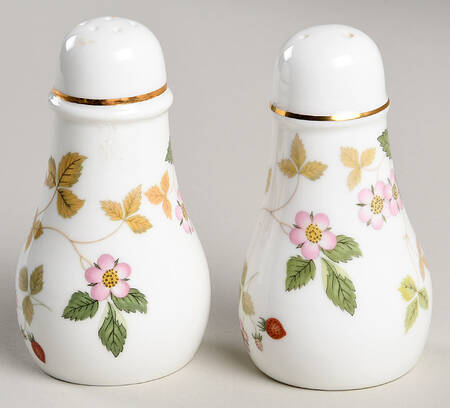 Wild Strawberry (Bone & Oven To Table) Salt & Pepper Set