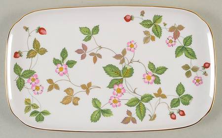 Wild Strawberry (Bone & Oven To Table) 10" Sandwich Tray