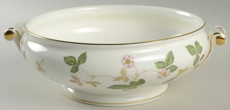 Wild Strawberry (Bone & Oven To Table) Round Vegetable No Lid