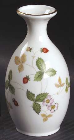 Wild Strawberry (Bone & Oven To Table) 5" Bud Vase