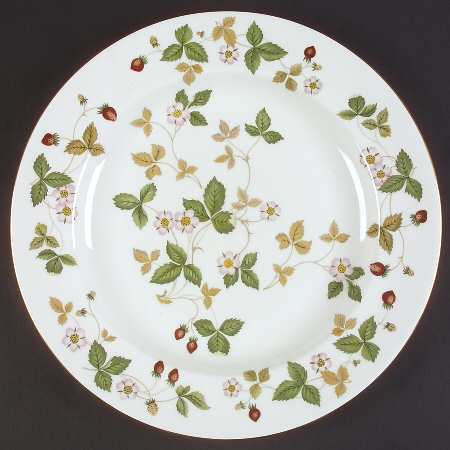 Wild Strawberry (Bone & Oven To Table) 13" Chop Plate (Round Platter)