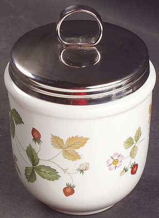 Wild Strawberry (Bone & Oven To Table) King Size Egg Coddler & Lid