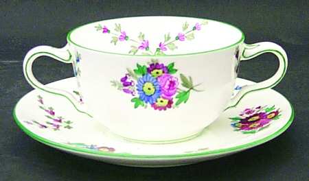 X6915 Flat Bouillon Cup & Saucer
