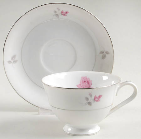 Maxine Footed Cup & Saucer Set by Wyndham