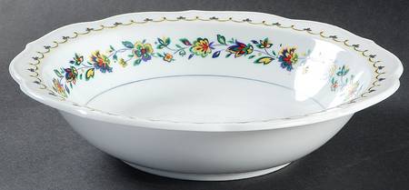Wild Flowers 9" Round Vegetable Bowl by Wyndham