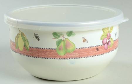 Sarah's Garden Bowl-Metal 5 3/4" with Plastic Lid by Wedgwood