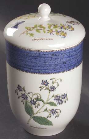 Sarah's Garden 8" Storage Jar & Lid